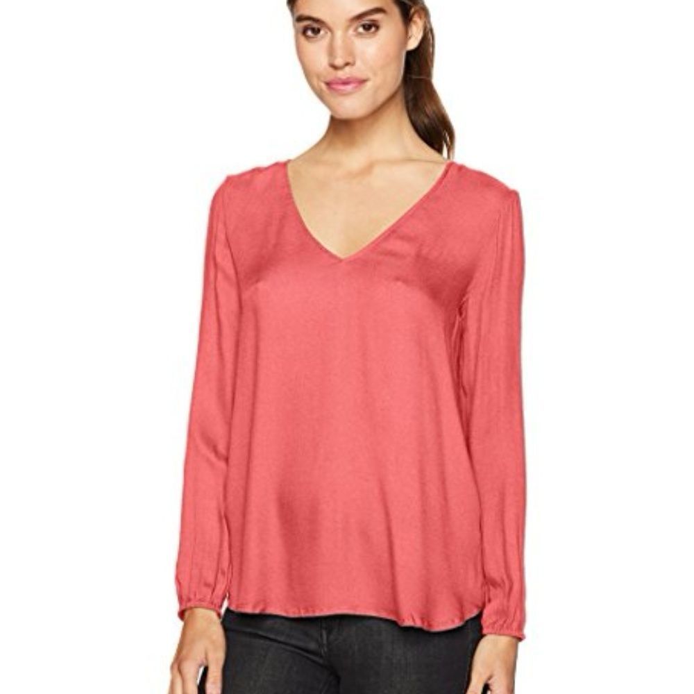 Jack by BB Dakota Linzy Rayon Criss Cross Back Top